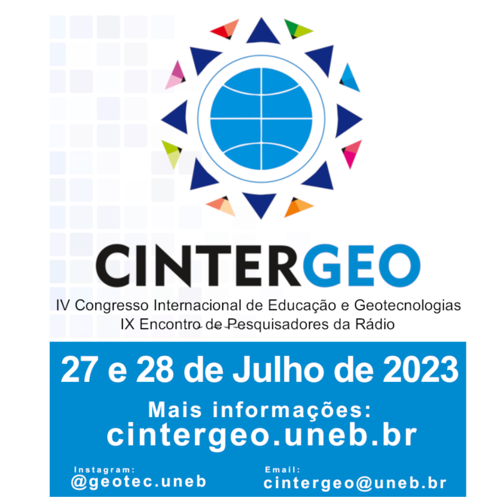 IV CINTERGEO / IX ENCONTRO DE PESQUISADORES DA RÁDIO – 2023