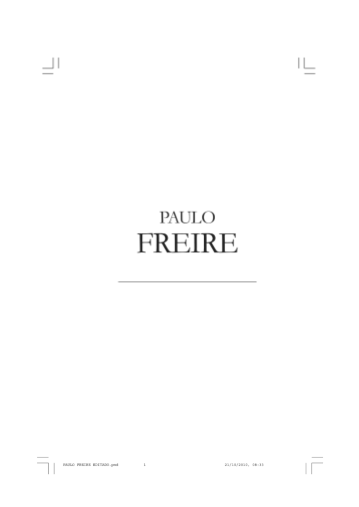 PAULO FREIRE